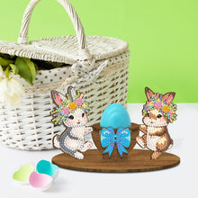 Load image into Gallery viewer, Special Shape Butterfly Rabbit Rhinestones Desktop Ornaments Bedroom Table Decor