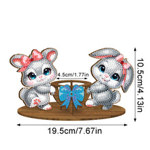 Load image into Gallery viewer, Special Shape Butterfly Rabbit Rhinestones Desktop Ornaments Bedroom Table Decor