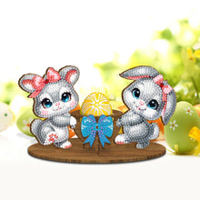 Load image into Gallery viewer, Special Shape Butterfly Rabbit Rhinestones Desktop Ornaments Bedroom Table Decor