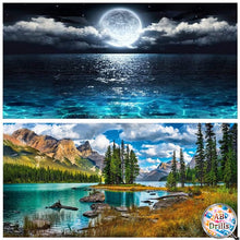 Load image into Gallery viewer, 2pcs AB Diamond Painting Set - Outdoor Scenery (80*40CM)