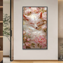 Load image into Gallery viewer, Diamond Painting - Full Round - White Fox (40*70CM)
