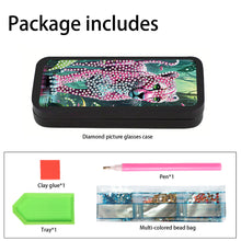 Load image into Gallery viewer, Diamond Painting Eyeglasses Case Owl 5D DIY Eyewear Organizer Case for Art Craft