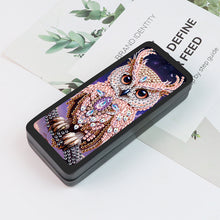 Load image into Gallery viewer, Diamond Painting Eyeglasses Case Owl 5D DIY Eyewear Organizer Case for Art Craft