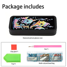 Load image into Gallery viewer, Diamond Painting Eyeglasses Case Owl 5D DIY Eyewear Organizer Case for Art Craft