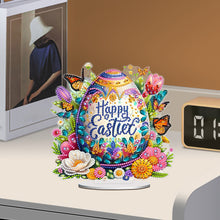 Load image into Gallery viewer, Acrylic Special Shape Easter Egg Desktop Diamond Art Kits for Home Office Decor