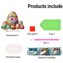 Load image into Gallery viewer, Acrylic Special Shape Easter Egg Desktop Diamond Art Kits for Home Office Decor