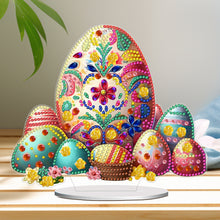 Load image into Gallery viewer, Acrylic Special Shape Easter Egg Desktop Diamond Art Kits for Home Office Decor