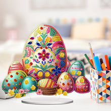 Load image into Gallery viewer, Acrylic Special Shape Easter Egg Desktop Diamond Art Kits for Home Office Decor