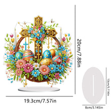 Load image into Gallery viewer, Acrylic Special Shape Easter Egg Desktop Diamond Art Kits for Home Office Decor
