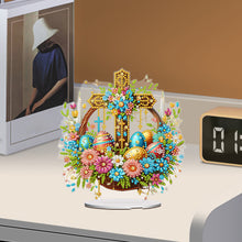 Load image into Gallery viewer, Acrylic Special Shape Easter Egg Desktop Diamond Art Kits for Home Office Decor