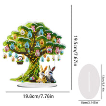 Load image into Gallery viewer, Acrylic Special Shape Easter Egg Desktop Diamond Art Kits for Home Office Decor