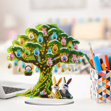 Load image into Gallery viewer, Acrylic Special Shape Easter Egg Desktop Diamond Art Kits for Home Office Decor