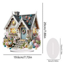 Load image into Gallery viewer, Acrylic Special Shape Easter Egg Desktop Diamond Art Kits for Home Office Decor