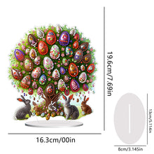 Load image into Gallery viewer, Acrylic Special Shape Easter Egg Desktop Diamond Art Kits for Home Office Decor