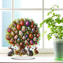 Load image into Gallery viewer, Acrylic Special Shape Easter Egg Desktop Diamond Art Kits for Home Office Decor