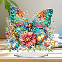 Load image into Gallery viewer, Easter Butterfly Egg Table Top Diamond Painting Ornament Kits Acrylic Home Decor