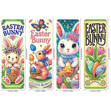 Load image into Gallery viewer, 4 Pcs Animal Diamond Painting Bookmarks Diamond Art Bookmarks for Book Lovers