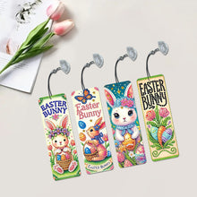 Load image into Gallery viewer, 4 Pcs Animal Diamond Painting Bookmarks Diamond Art Bookmarks for Book Lovers