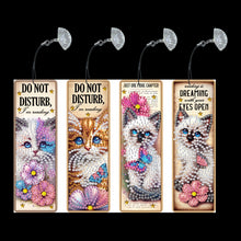 Load image into Gallery viewer, 4 Pcs Animal Diamond Painting Bookmarks Diamond Art Bookmarks for Book Lovers