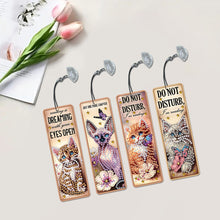 Load image into Gallery viewer, 4 Pcs Animal Diamond Painting Bookmarks Diamond Art Bookmarks for Book Lovers