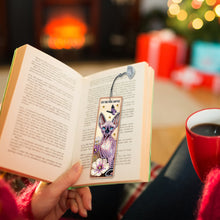 Load image into Gallery viewer, 4 Pcs Animal Diamond Painting Bookmarks Diamond Art Bookmarks for Book Lovers