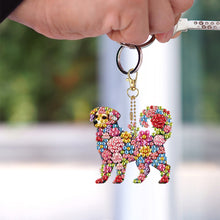 Load image into Gallery viewer, 6Pcs Double Sided Special Shape Animals Diamond Art Keyring for Beginners Adults
