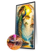 Load image into Gallery viewer, Diamond Painting - Full Square - Peacock Green Pine Shadow (40*70CM)