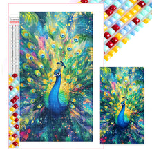 Load image into Gallery viewer, Diamond Painting - Full Square - Starlight Peacock (40*70CM)