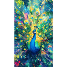 Load image into Gallery viewer, Diamond Painting - Full Square - Starlight Peacock (40*70CM)