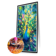Load image into Gallery viewer, Diamond Painting - Full Square - Starlight Peacock (40*70CM)