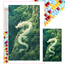 Load image into Gallery viewer, Diamond Painting - Full Square - Green Mountain Dragon (40*70CM)