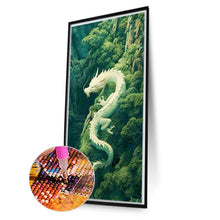 Load image into Gallery viewer, Diamond Painting - Full Square - Green Mountain Dragon (40*70CM)