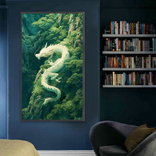 Load image into Gallery viewer, Diamond Painting - Full Square - Green Mountain Dragon (40*70CM)