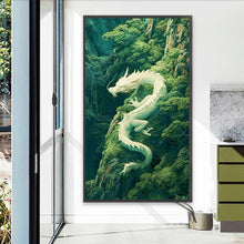 Load image into Gallery viewer, Diamond Painting - Full Square - Green Mountain Dragon (40*70CM)