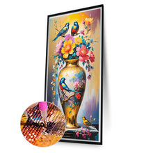 Load image into Gallery viewer, Diamond Painting - Full Square - Bird Vase (40*70CM)
