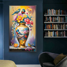 Load image into Gallery viewer, Diamond Painting - Full Square - Bird Vase (40*70CM)