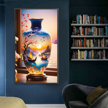 Load image into Gallery viewer, Diamond Painting - Full Square - Bird Vase (40*70CM)