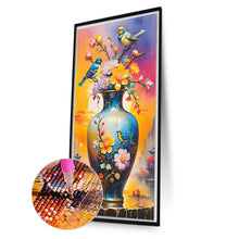 Load image into Gallery viewer, Diamond Painting - Full Square - Bird Vase (40*70CM)