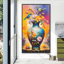 Load image into Gallery viewer, Diamond Painting - Full Square - Bird Vase (40*70CM)