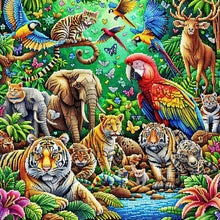 Load image into Gallery viewer, Diamond Painting - Full Round - Shining Animal (40*40CM)