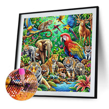 Load image into Gallery viewer, Diamond Painting - Full Round - Shining Animal (40*40CM)