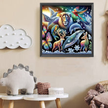 Load image into Gallery viewer, Diamond Painting - Full Round - Shining Animal (40*40CM)