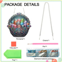Load image into Gallery viewer, Acrylic Special Shape Egg Wreath Bunny Diamond Painting Ornaments for Art Crafts