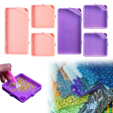 Load image into Gallery viewer, 6 Pcs Diamond Art Trays Plastic Rhinestone Tray Organizer Diamond Painting Trays