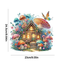 Load image into Gallery viewer, Acrylic Special Shape Jellyfish Gnome DIY Diamond Art Pendant Kit for Art Crafts