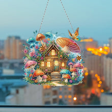 Load image into Gallery viewer, Acrylic Special Shape Jellyfish Gnome DIY Diamond Art Pendant Kit for Art Crafts