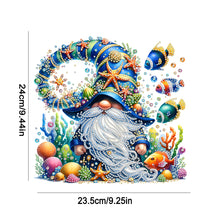Load image into Gallery viewer, Acrylic Special Shape Jellyfish Gnome DIY Diamond Art Pendant Kit for Art Crafts