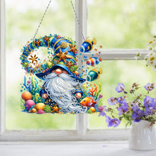 Load image into Gallery viewer, Acrylic Special Shape Jellyfish Gnome DIY Diamond Art Pendant Kit for Art Crafts