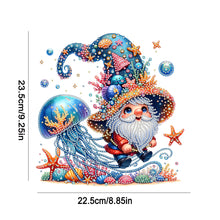 Load image into Gallery viewer, Acrylic Special Shape Jellyfish Gnome DIY Diamond Art Pendant Kit for Art Crafts