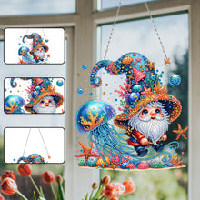 Load image into Gallery viewer, Acrylic Special Shape Jellyfish Gnome DIY Diamond Art Pendant Kit for Art Crafts